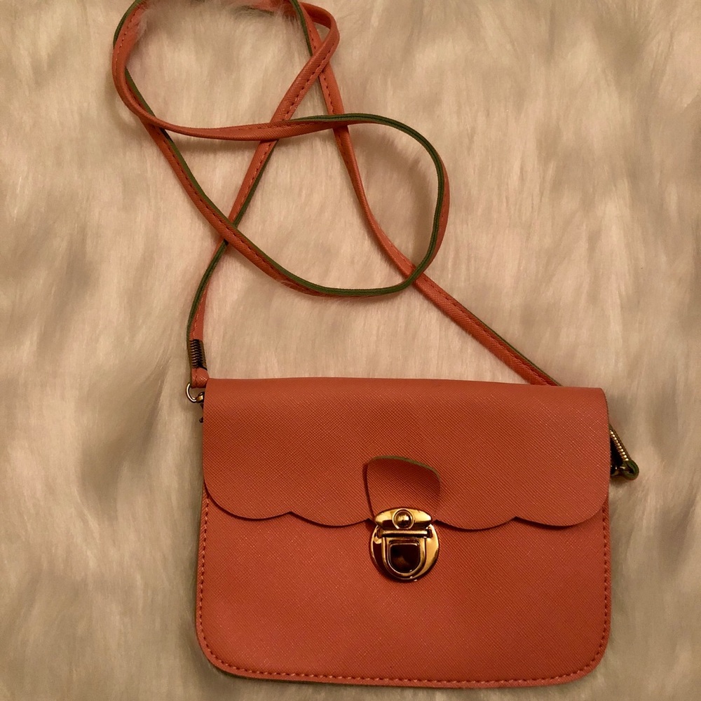 Coral crossbody